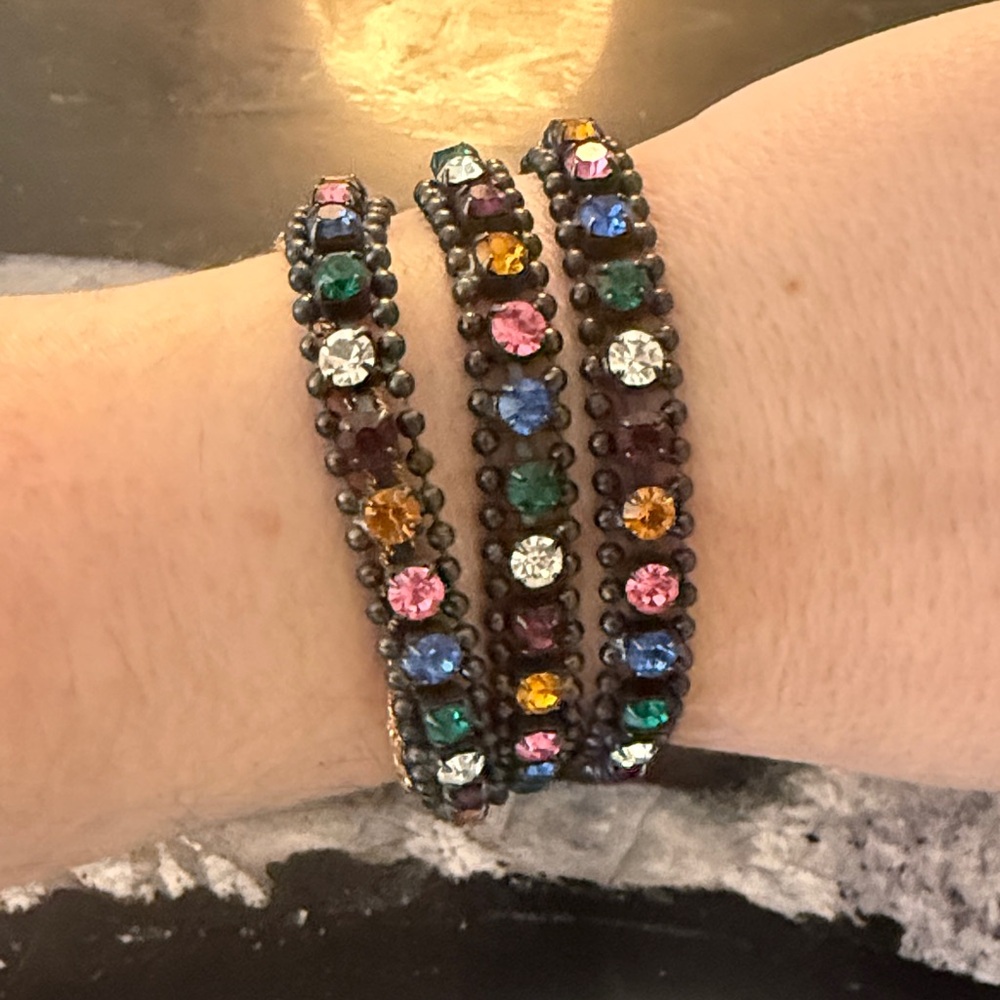 Loren Hope Glenn Crystal Wrap Bracelet